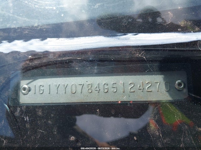 Продаж на аукціоні авто 1986 Chevrolet Corvette, vin: 1G1YY0784G5124270, номер лоту: 45428326
