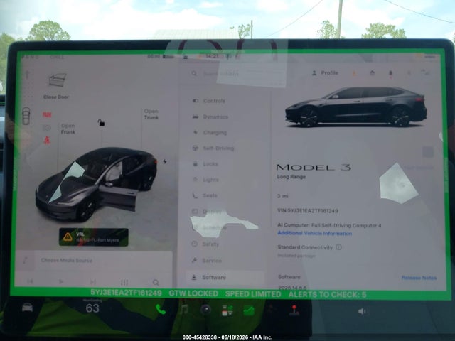 Продажа на аукционе авто 2026 Tesla Model 3 Premium Rear-wheel Drive/rear-wheel Drive, vin: 5YJ3E1EA2TF161249, номер лота: 45428338