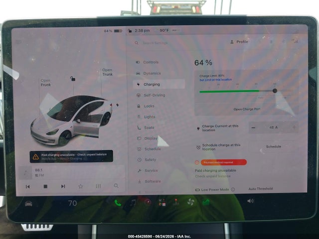 Auction sale of the 2018 Tesla Model 3 Long Range/mid Range, vin: 5YJ3E1EA1JF057722, lot number: 45428590