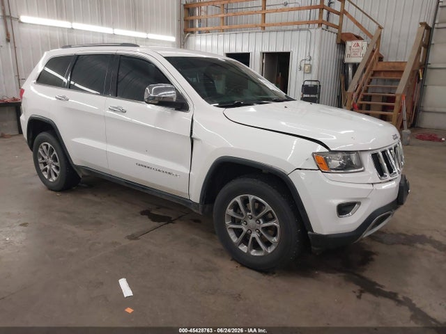 2016 Jeep Grand Cherokee Limited მანქანა იყიდება აუქციონზე, vin: 1C4RJFBG9GC472076, აუქციონის ნომერი: 45428763