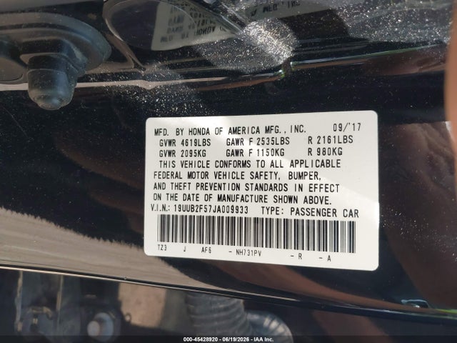 Aukcja sprzedaży 2018 Acura Tlx Tech Pkg, vin: 19UUB2F57JA009933, numer aukcji: 45428920