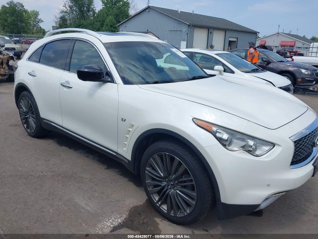 2017 Infiniti Qx70 მანქანა იყიდება აუქციონზე, vin: JN8CS1MW2HM411288, აუქციონის ნომერი: 45429077