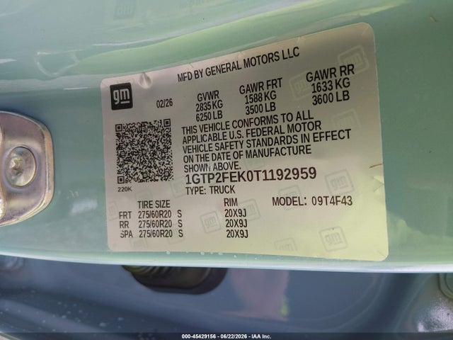GMC Canyon Denali 2026 1GTP2FEK0T1192959 Image 9