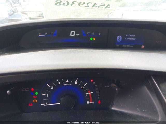 45429368 :رقم المزاد ، 19XFB2F53DE061102 vin ، 2013 Honda Civic Lx مزاد بيع