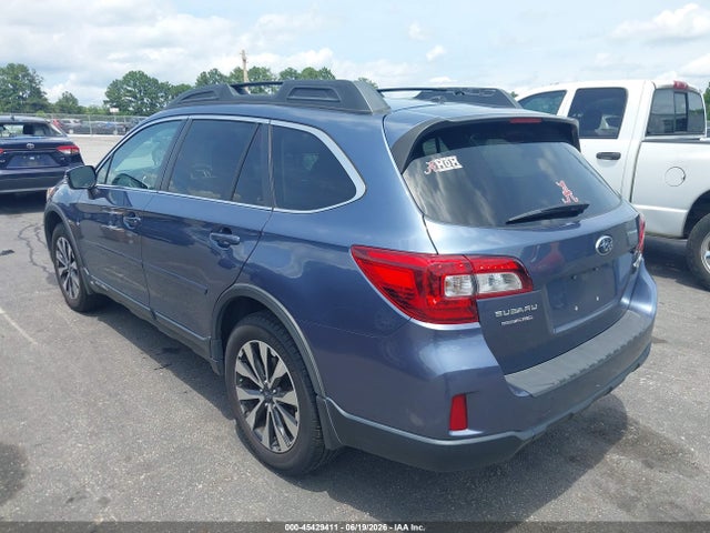 2015 Subaru Outback 2.5i Limited მანქანა იყიდება აუქციონზე, vin: 4S4BSBLC5F3319255, აუქციონის ნომერი: 45429411