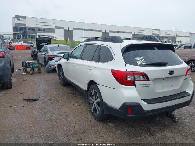 2018 Subaru Outback 2.5i Limited მანქანა იყიდება აუქციონზე, vin: 4S4BSANC5J3334953, აუქციონის ნომერი: 45429524