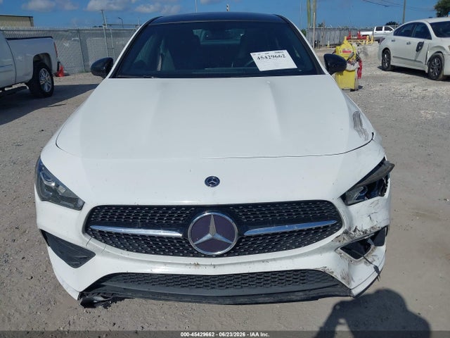 Aukcja sprzedaży 2020 Mercedes-benz Cla 250, vin: WDD5J4GBXLN023476, numer aukcji: 45429662