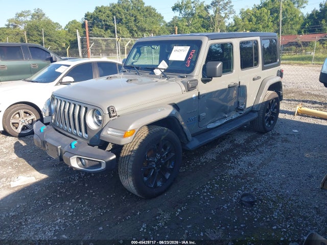 2023 Jeep Wrangler 4xe Sahara 4x4 მანქანა იყიდება აუქციონზე, vin: 1C4JJXP69PW627291, აუქციონის ნომერი: 45429717
