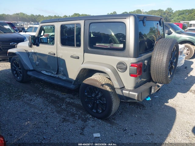 2023 Jeep Wrangler 4xe Sahara 4x4 მანქანა იყიდება აუქციონზე, vin: 1C4JJXP69PW627291, აუქციონის ნომერი: 45429717
