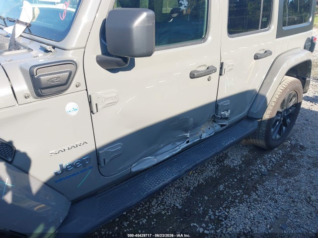 2023 Jeep Wrangler 4xe Sahara 4x4 მანქანა იყიდება აუქციონზე, vin: 1C4JJXP69PW627291, აუქციონის ნომერი: 45429717