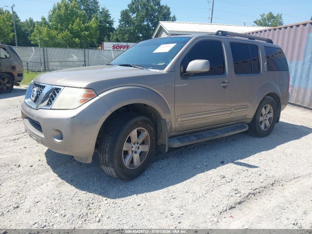 2008 Nissan Pathfinder Se მანქანა იყიდება აუქციონზე, vin: 5N1AR18U68C637925, აუქციონის ნომერი: 45429733