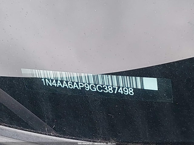 1N4AA6AP9GC387498 Nissan Maxima 3.5 Platinum