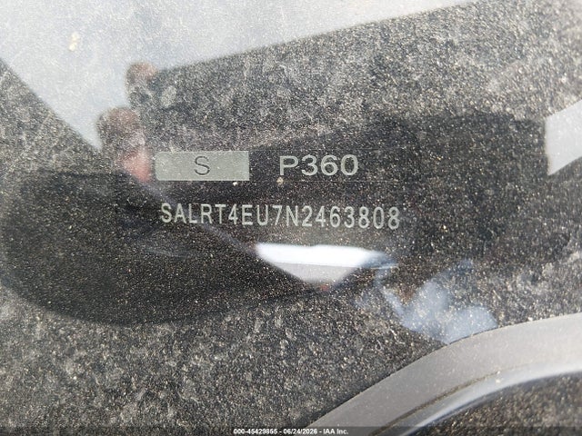 SALRT4EU7N2463808 Land Rover Discovery P360 S R-dynamic