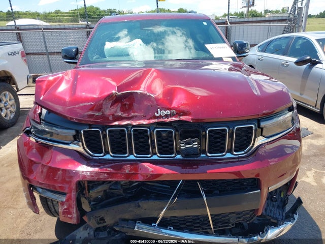 45430009 :رقم المزاد ، 1C4RJKBG8S8639998 vin ، 2025 Jeep Grand Cherokee L Limited 4x4 مزاد بيع