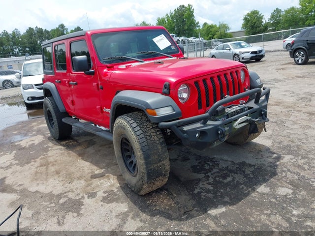 2018 Jeep Wrangler Unlimited Sport 4x4 მანქანა იყიდება აუქციონზე, vin: 1C4HJXDG9JW145746, აუქციონის ნომერი: 45430027