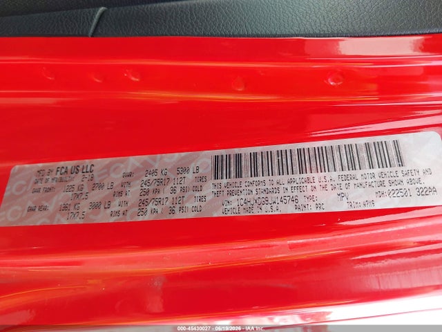 1C4HJXDG9JW145746 Jeep Wrangler Unlimited Sport 4x4