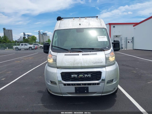 45430093 :رقم المزاد ، 3C6MRVJG0ME546074 vin ، 2021 Ram Promaster 3500 Cargo Van High Roof 159 Wb Ext مزاد بيع