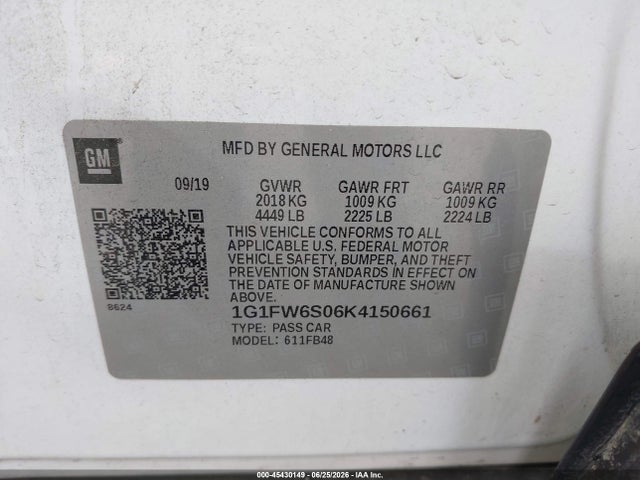 Chevrolet BOLT EV LT 2019 1G1FW6S06K4150661 Image 9