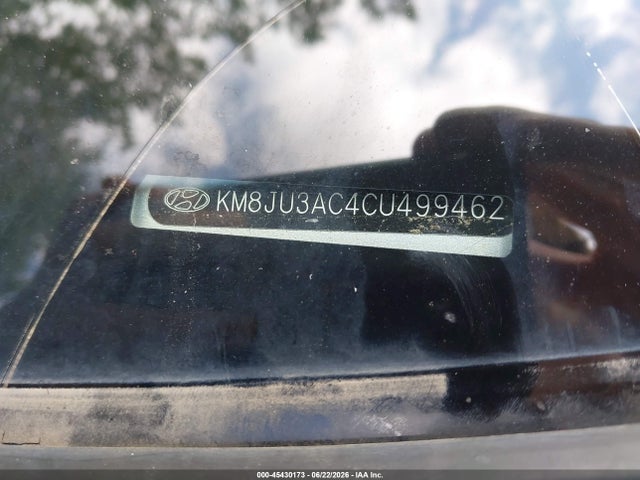 Продажа на аукционе авто 2012 Hyundai Tucson Limited, vin: KM8JU3AC4CU499462, номер лота: 45430173