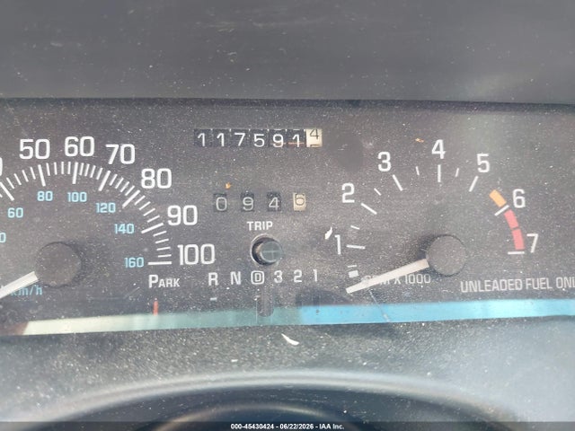 1997 Buick Lesabre Custom მანქანა იყიდება აუქციონზე, vin: 1G4HP52K6VH587030, აუქციონის ნომერი: 45430424