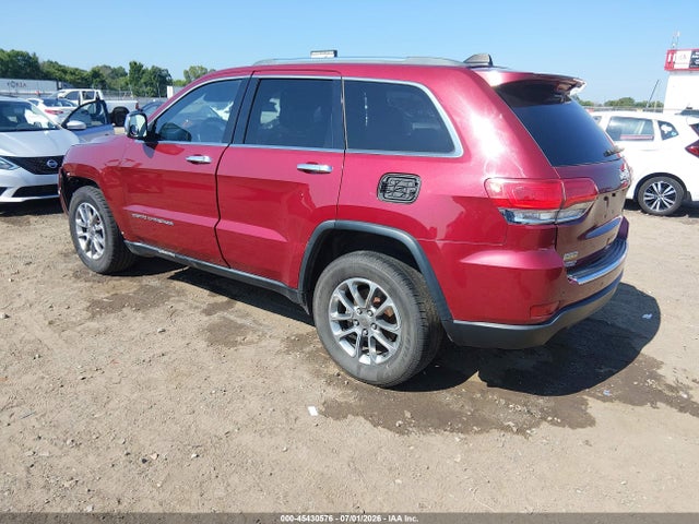 Продажа на аукционе авто 2014 Jeep Grand Cherokee Limited, vin: 1C4RJEBGXEC460669, номер лота: 45430576
