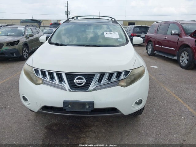 2009 Nissan Murano Sl მანქანა იყიდება აუქციონზე, vin: JN8AZ18U69W024356, აუქციონის ნომერი: 45430676