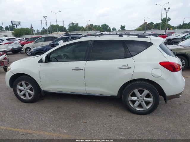 2009 Nissan Murano Sl მანქანა იყიდება აუქციონზე, vin: JN8AZ18U69W024356, აუქციონის ნომერი: 45430676