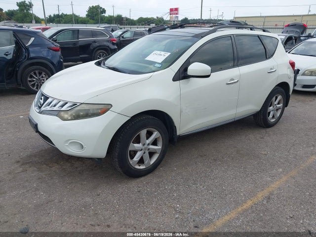 2009 Nissan Murano Sl მანქანა იყიდება აუქციონზე, vin: JN8AZ18U69W024356, აუქციონის ნომერი: 45430676