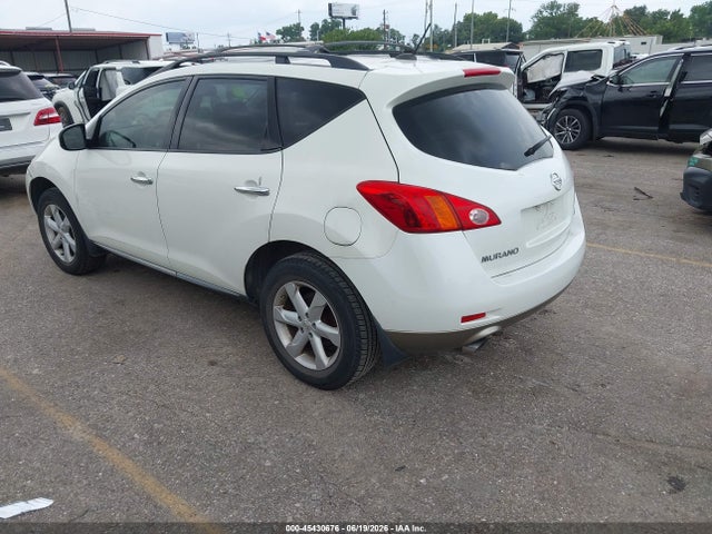 2009 Nissan Murano Sl მანქანა იყიდება აუქციონზე, vin: JN8AZ18U69W024356, აუქციონის ნომერი: 45430676