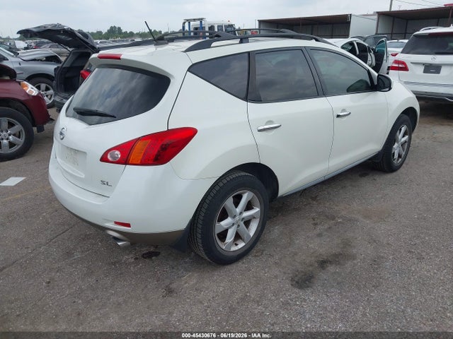 2009 Nissan Murano Sl მანქანა იყიდება აუქციონზე, vin: JN8AZ18U69W024356, აუქციონის ნომერი: 45430676