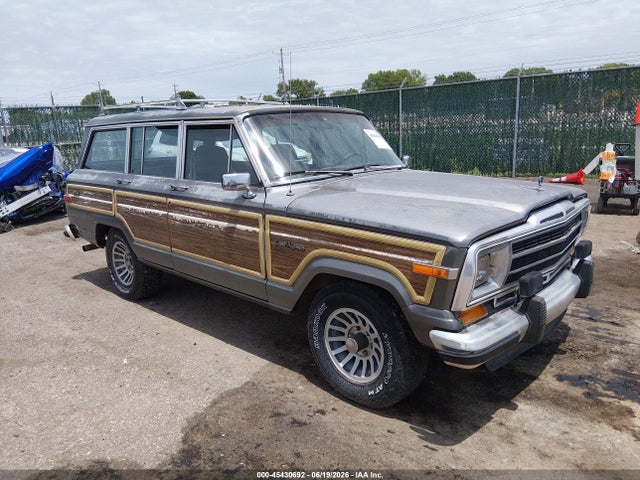 45430692 :رقم المزاد ، 1J4GS5875KP100302 vin ، 1989 Jeep Grand Wagoneer مزاد بيع