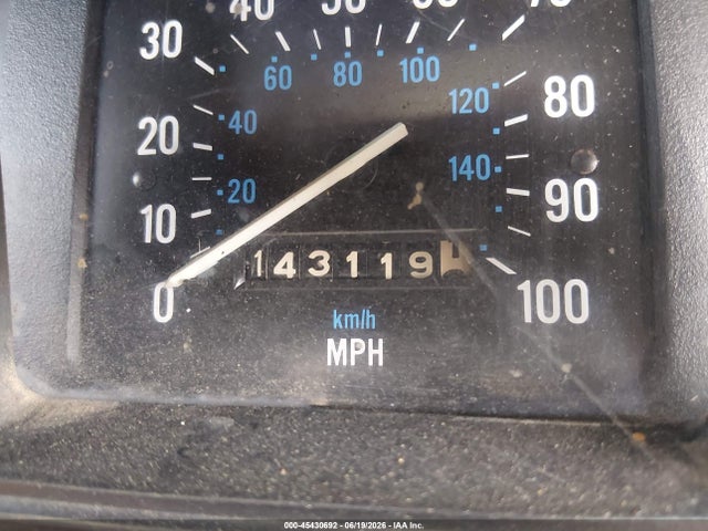 45430692 :رقم المزاد ، 1J4GS5875KP100302 vin ، 1989 Jeep Grand Wagoneer مزاد بيع