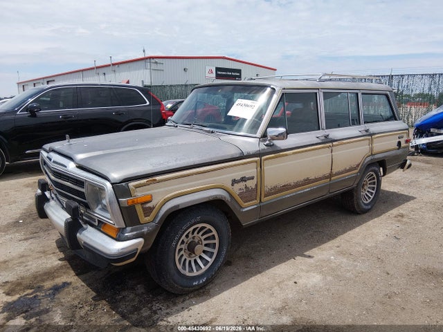 45430692 :رقم المزاد ، 1J4GS5875KP100302 vin ، 1989 Jeep Grand Wagoneer مزاد بيع