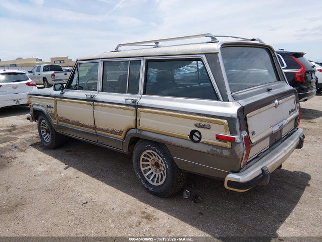 45430692 :رقم المزاد ، 1J4GS5875KP100302 vin ، 1989 Jeep Grand Wagoneer مزاد بيع