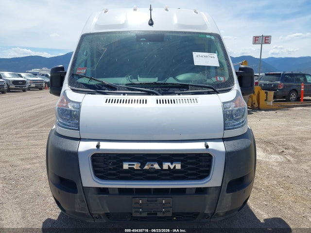 45430716 :رقم المزاد ، 3C6MRVJG7NE111781 vin ، 2022 Ram Promaster 3500 Cargo Van High Roof 159 Wb Ext مزاد بيع
