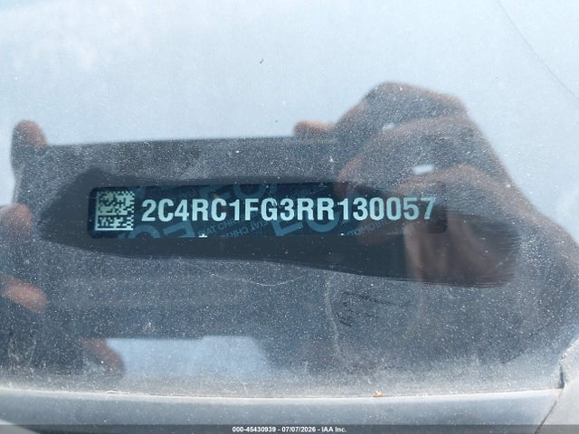 45430939 :رقم المزاد ، 2C4RC1FG3RR130057 vin ، 2024 Chrysler Pacifica Touring مزاد بيع