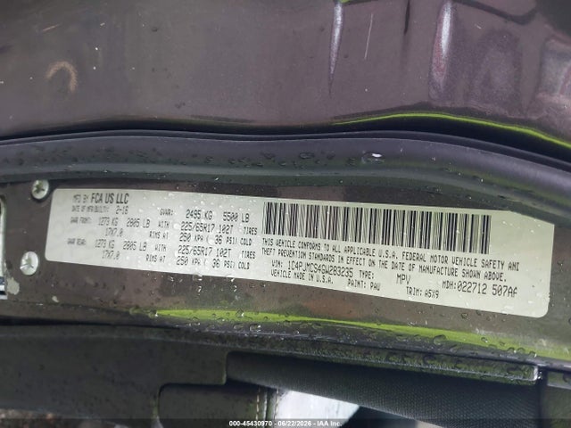 Aukcja sprzedaży 2016 Jeep Cherokee Latitude, vin: 1C4PJMCS4GW283235, numer aukcji: 45430970