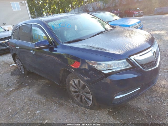 Aukcja sprzedaży 2016 Acura Mdx Technology   Acurawatch Plus Packages/technology Package, vin: 5FRYD4H42GB034361, numer aukcji: 45431008