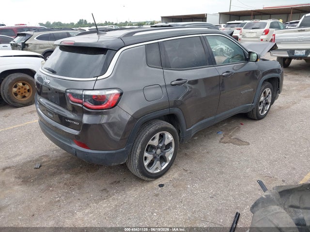 Продаж на аукціоні авто 2018 Jeep Compass Limited 4x4, vin: 3C4NJDCB4JT442565, номер лоту: 45431125