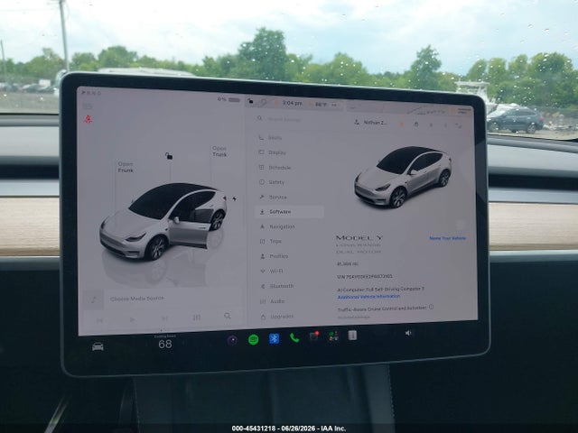 2023 Tesla Model Y Awd/long Range Dual Motor All-wheel Drive მანქანა იყიდება აუქციონზე, vin: 7SAYGDEE2PA073165, აუქციონის ნომერი: 45431218