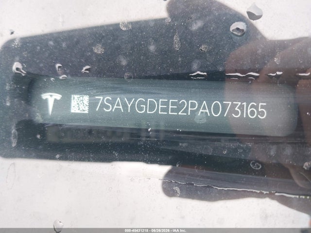 2023 Tesla Model Y Awd/long Range Dual Motor All-wheel Drive მანქანა იყიდება აუქციონზე, vin: 7SAYGDEE2PA073165, აუქციონის ნომერი: 45431218