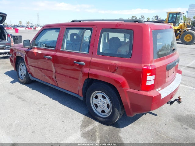Продаж на аукціоні авто 2008 Jeep Patriot Sport, vin: 1J8FT28W08D706226, номер лоту: 45431302