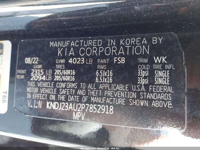 KIA SOUL LX 2023 KNDJ23AU2P7852918 Image 9