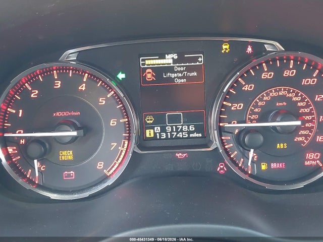 Aukcja sprzedaży 2015 Subaru Wrx, vin: JF1VA1A68F9809848, numer aukcji: 45431349