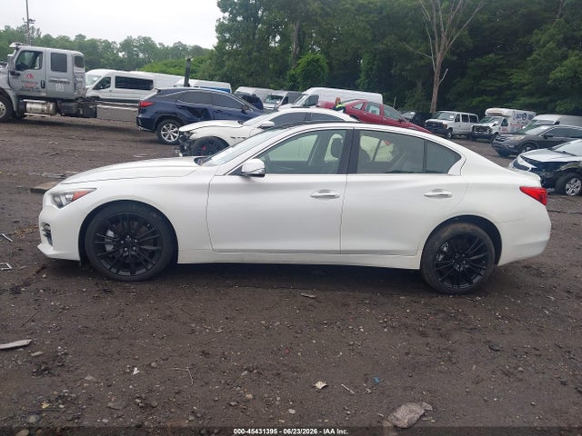 45431395 :رقم المزاد ، JN1FV7AR8GM451412 vin ، 2016 Infiniti Q50 3.0t Red Sport 400 مزاد بيع