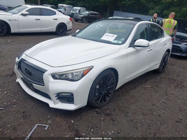 45431395 :رقم المزاد ، JN1FV7AR8GM451412 vin ، 2016 Infiniti Q50 3.0t Red Sport 400 مزاد بيع