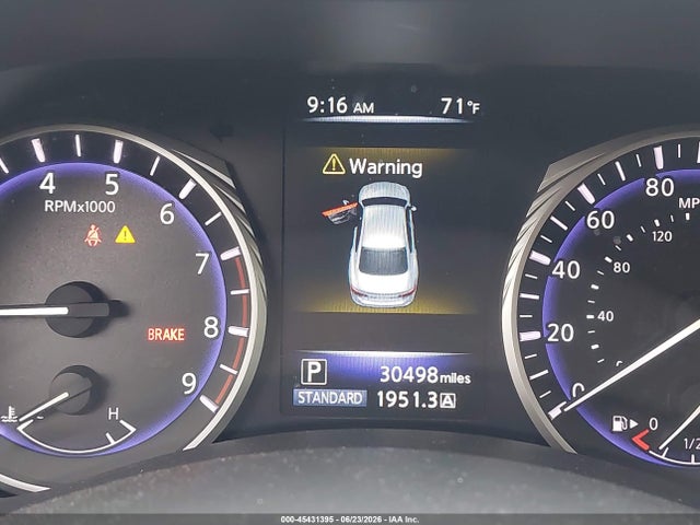 45431395 :رقم المزاد ، JN1FV7AR8GM451412 vin ، 2016 Infiniti Q50 3.0t Red Sport 400 مزاد بيع