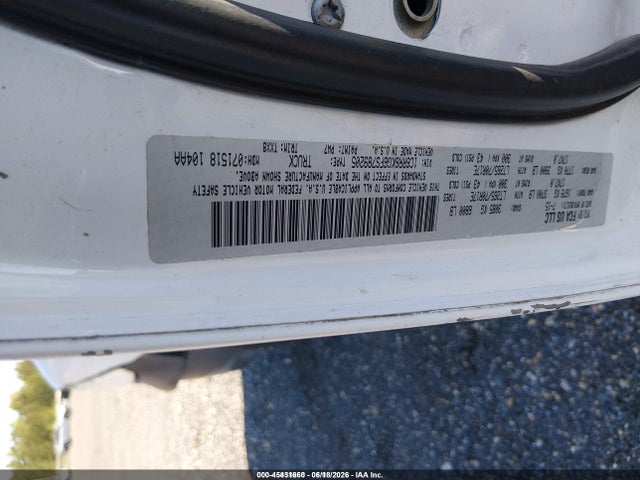 45431660 :رقم المزاد ، 1C6RR6KG6FS789205 vin ، 2015 Ram 1500 Tradesman مزاد بيع