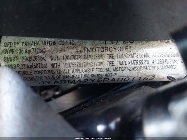 Yamaha Mtm690 2024 JYARM42Y5RA001153 Image 10
