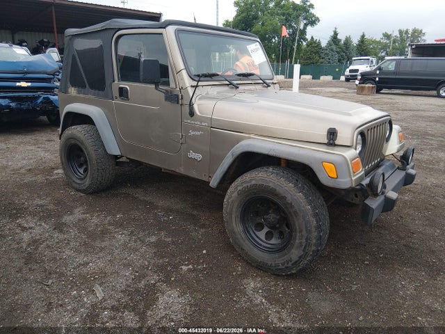 2002 Jeep Wrangler Sport მანქანა იყიდება აუქციონზე, vin: 1J4FA49S52P767396, აუქციონის ნომერი: 45432019